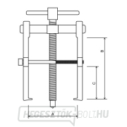 Kétkaros csapágylehúzó SN0207D 35x45 mm Előnézet 