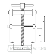 Kétkaros csapágyhúzó SN0207D 38x65 mm Előnézet 