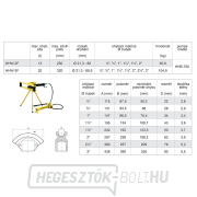 Hordozható hidraulikus csőhajlító állvánnyal HHW-2F Előnézet 