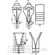 HHP-10 hidraulikus ékes karimahasító Előnézet 