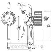 Pneumatikus felfúvó készülék precíziós nyomásmérővel HAZET 9041 G-1 Előnézet 
