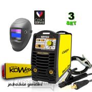 KOWAX GeniArc® 160EVO + 3 m kábelek + burkolat + elektródák 2,5 mm/2,5 kg Előnézet 