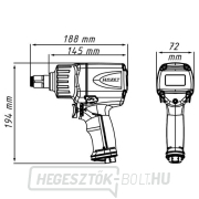 Pneumatikus ütvecsavarozó HAZET 9013 M Előnézet 