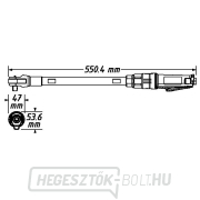 Pneumatikus racsnis extra hosszú HAZET 9022P-XLG Előnézet 