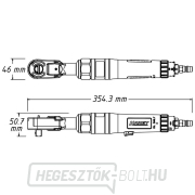 Pneumatikus racsnis csavarhúzó HAZET 9022P-1 Előnézet 