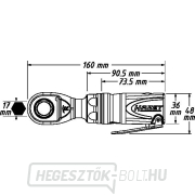 Pneumatikus mini racsni HAZET 9023M-1 Előnézet 