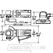 Pneumatikus sarokcsiszoló HAZET 9033M-7 Előnézet 