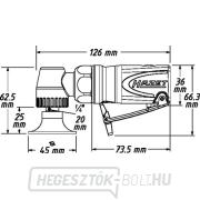 HAZET 9033M-11 Pneumatikus mini tárcsás csiszológép Előnézet 