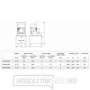 Elektromos hidraulikaszivattyú nyomásmérővel HHB-630A Előnézet 