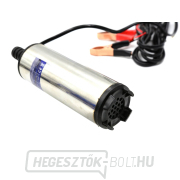 GEKO Mini dízel szivattyú, 12V, 25l/perc, átmérő 52mm, 60W, 3m tömlőn Előnézet 