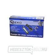 GEKO Mini dízel szivattyú, 12V, 25l/perc, átmérő 52mm, 60W, 3m tömlőn Előnézet 