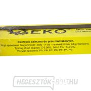 GEKO rutilos hegesztőelektródák, 2,5x300 mm, hegesztőáram 60-90A, rózsaszín Előnézet 