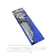 GEKO L-kulcsok TORX, 9 db-os készlet, T15-T55, 260mm Előnézet 