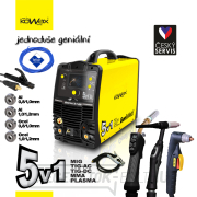 KOWAX GeniWeld®5in1 200 + zseblámpa + kábelek Előnézet 