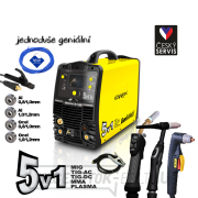 KOWAX GeniWeld®5in1 200 + zseblámpa + kábelek Előnézet 