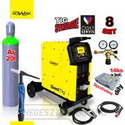 KOWAX GeniTig®320 AC/DC LCD5 + TIG18 égő + alváz + hűtő + redukáló szelep + argon nyomású palack Előnézet 