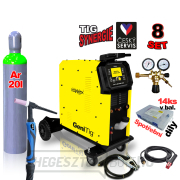 KOWAX GeniTig®320 AC/DC LCD5 + TIG18 égő + alváz + hűtő + redukáló szelep + argon nyomású palack Előnézet 