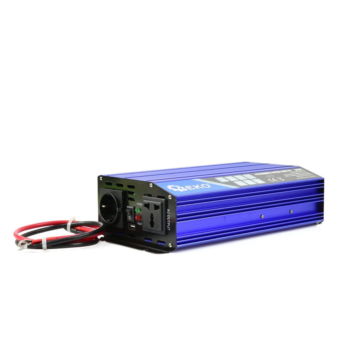 Szinusz hullámú feszültség átalakító 12V/230V 1000/2000W GEKO