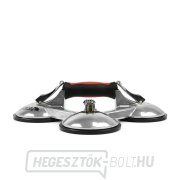 Szívócsésze üvegek hordozásához 3x125 mm, 190 kg - GEKO T01252 Előnézet 