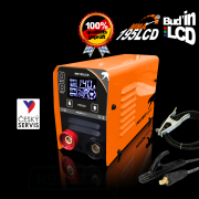 PANTERMAX MMA195LCD MMA/TIG inverteres hegesztő + 1,5 m kábelek + pajzs + kefe Előnézet 