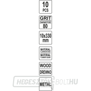 Csiszolószalag P80 , 10x330mm 10db 10db Előnézet 