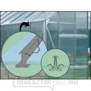 Csere üvegezés üvegházhoz VITAVIA URANUS 9900 PC 6 mm LG2542 Előnézet 