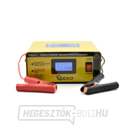 Mikroprocesszoros autós akkumulátortöltő LCD 12/24V GEKO Előnézet 