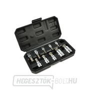 GEKO Torx csatlakozófej 1/4”, 3/8”, 1/2”, M4-M18, 10 db-os készlet Előnézet 