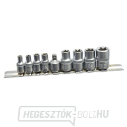 Torx fej készlet GEKO, 9 db, 1/4