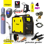 KOWAX GeniMig®240DP LCD + zseblámpa + burkolat + szelep + alváz + Co2 palack + spray + 5 kg vezeték + kábelek Előnézet 