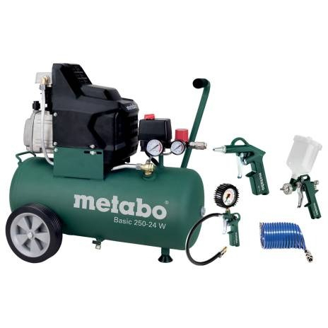 Olajkompresszor Metabo BASIC 250-24 W SET