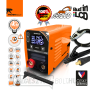 PANTERMAX MMA195LCD MMA/TIG inverteres hegesztő + 1,5 m kábelek + burkolat + kefe + 2,5 kg elektródák Előnézet 