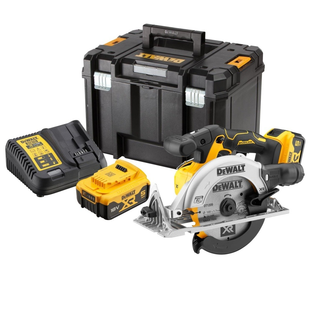 Akkus akkus körfűrész DEWALT DCS565P2 18V