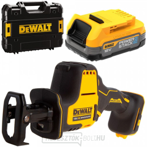 Akkus akkus dugattyús fűrész DEWALT DCS386T1 POWERSTACK 18V gallery main image