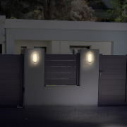 Solight LED kültéri világítás ovális, 20W, 1500lm, 4000K, IP54, 26cm, szürke színű Előnézet 
