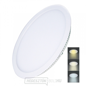 Solight LED mini panel CCT, felfüggesztett, 24W, 1800lm, 3000K, 4000K, 6000K, kerek gallery main image