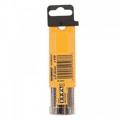 HSS-E COBALT fém fúrószár 7,5×109mm (10db) DeWALT DT4937