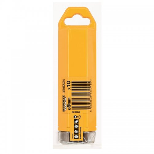 HSS-E COBALT fém fúrószár 9×125mm (10db) DeWALT DT4940