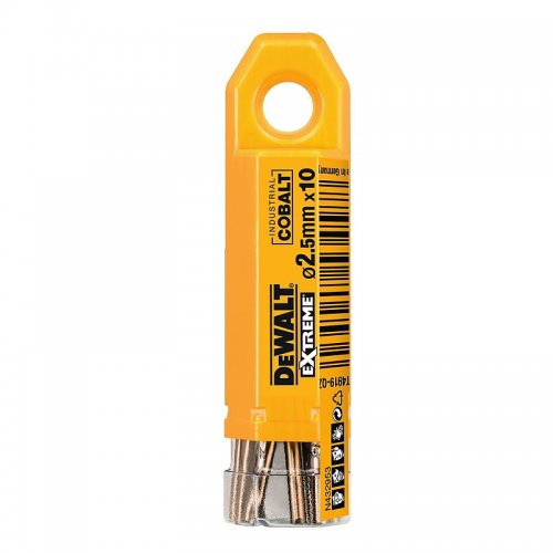 Fém fúrószár HSS-E COBALT 2,5×57mm (10db) DeWALT DT4919