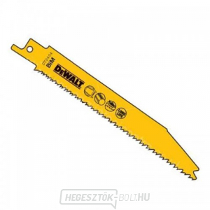 Fűrészlap fémekhez és csövekhez 100mm-ig gyors vágás kardfűrészhez 152mm 5db DeWALT DT2404 5db gallery main image