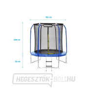 Trambulin Marimex Standard 183 cm + belső védőháló + INGYENES lépcsőfokok Előnézet 