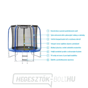 Trambulin Marimex Standard 183 cm + belső védőháló + INGYENES lépcsőfokok Előnézet 