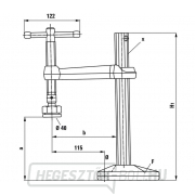 Bessey BSG21-14 munkapad bilincs Előnézet 