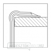 Bessey Omega GM40Z-2K csavaros szorító, 400/120 mm (kétkomponensű fogantyú) Előnézet 