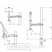 Bessey TW16-20-10-2K (200 x 100 mm) Előnézet 