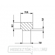 Bessey GTR12 acélcsavaros padkakapocs (120/60 mm) Előnézet 