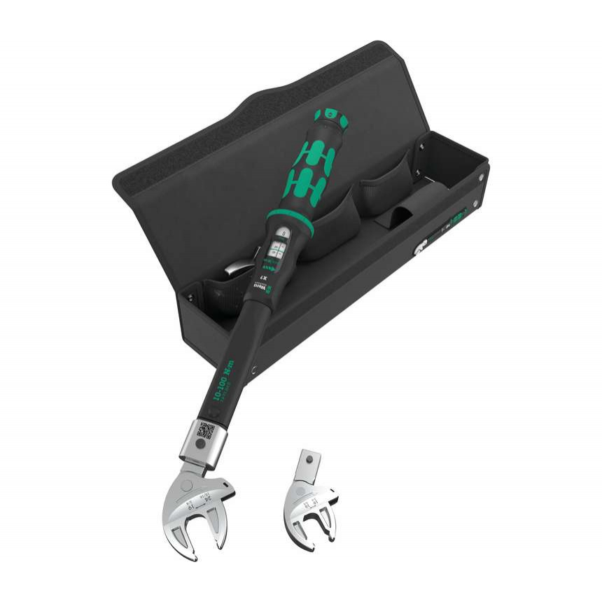 Wera 136076 Click-Torque X 7 nyomatékkulcs (10 ÷ 100 Nm) 16 ÷ 32 mm-es hüvelyekkel hőszivattyúkhoz/klímaberendezésekhez. 9530 típus (4 darabos készlet)