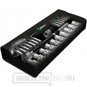 Wera 004079 Zyklop Speed 8100 SC 9 - hüvelyk. 28 részes, 1/2" tokmány, racsnis készlet Előnézet 