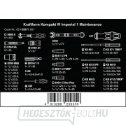 Wera 135871 Karbantartó szerszámok Kraftform Kompakt W Imperial 1, inch (35 részes készlet) Előnézet 