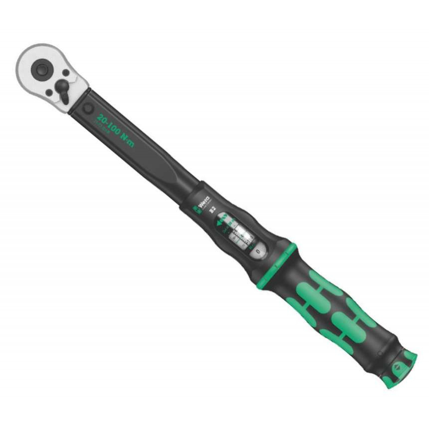 Wera 075611 Wera Click-Torque B 2 nyomatékkulcs 3/8" racsnival (20 - 100 Nm)